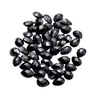 Cabochões de espinélio preto natural, redondos, ovais, em formato de pera, formato marquise, vários tamanhos, pedras soltas para cravação, atacado do fabricante