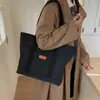 Bolsa de Lona Grande de Gran Capacidad Transfronteriza Bolso de Hombro Bolso de Hombro Portátil Estudiante Viajes Diarios Simple Versátil Bolsa para Clase