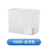 Caja de Almacenamiento Transparente con Tapa para Papelería, Gomas para el Cabello, Maquillaje, Artículos Pequeños para el Hogar de Uso Múltiple, Caja de Almacenamiento Organizadora con Tapa de Doble Apertura