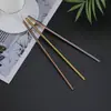 Pajilla de Acero Inoxidable 304 de Color No Desechable para Uso Doméstico en Bebidas de Cóctel Tubo Metálico con Codo Creativo para Bebidas Largas