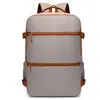 Mochila de Viaje de Negocios Popular Transfronteriza de Color Contrastante Partición Seca y Húmeda Doble Espalda Tesoro Ligera Simple Mochila de Viaje y Ocio