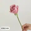 Cabeças de flor de rosa com aparência molhada de simulação de alta qualidade, acessório DIY, buquê decorativo, fotografia de casa, decoração de casamento, buquê