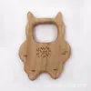 Suministro directo de fábrica palo para morder dientes de bebé Madera de haya diente calmar forma de animal palo para morder dientes morder música