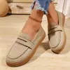 Comercio Electrónico Transfronterizo Tallas Grandes Nuevo Estilo de Gama Alta Zapatos de Mujer Modernos Cuatro Estaciones Nuevo Estilo Mocasines Zapatos de Mujer Zapatos Planos