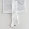 Calcetines holgados de etiqueta de tela Miumiu para mujer de verano, simples, finos, versátiles estilo JK, estilo coreano, estilo universitario, calcetines hasta la pantorrilla