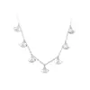 Collar Transfronterizo Nuevo de Plata de Ley S925, Cadena para Clavícula de Estrella de Ocho Puntas con Circonita de Moda y Personalizada, Joyería de Nicho Versátil y Lujo Accesible