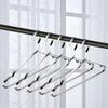 04 Percha de Acero Inoxidable Multifuncional Colgar Ropa Tienda de Ropa Colgar Ropa Hogar Viento Fuerte Ancho de Hombro Antideslizante Niños Balcón