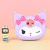 Bolso de hombro para teléfono móvil de niña, bolsa de almacenamiento, colgante, monedero, bolso cruzado de hombro de muñeca Kuromi, bolsa de almacenamiento para niños