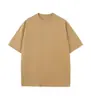 Camiseta de Manga Corta Pesada de Doble Hilo, Marca de Moda 100% Algodón, Talla Pequeña para Hombre, Hombro Caído, Transfronteriza Europea y Americana, 230g