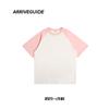 Nuevo Verano para Hombre 210g Algodón Trapo Hombro Cuello Redondo Manga Corta Simple Transpirable Cómodo Moda Todo-Combinable Casual