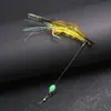 Camarão Biónico Macio Luminoso para Água Doce, Eficaz em Robalo, Traíra, Pescada, Peixes de Mar, Iscas de Camarão Falso para Atacado