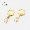 Brincos de Franja Gota d'Água Xuping Liga de Cobre Banhado a Ouro 24K Estilo Europeu e Americano Ouro Sintético Brincos de Luxo Leve Atacado Personalização