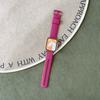 Pulseira de Silicone com Padrão Ondulado e Fivela na Mesma Cor Adequada para Apple Watch 9 10 11 iWatch Ultra Pulseira