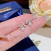 Aretes de Plata de Ley 925 con Pasador, Sencillos y Exquisitos de Moño para Mujer, Personalidad Versátil, Temperamento, Mini Adornos para Orejas, Pendientes de Moda de Lujo Ligero