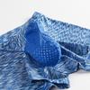 Cueca boxer masculina de algodão puro com forro de seda gelada, bolsa frontal separada, tela elástica, fios coloridos, cintura média.