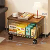 Estante de Almacenamiento para Cocina, Estante Móvil de Varias Capas para Snacks y Juguetes para Sala de Estar, Canasta para Encimera para Frutas, Verduras y Condimentos