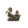 Adornos Retro de Latón Caballo de Guerra que Genera Dinero Nuevo 2026 Caballo del Zodiaco Hogar Sala de Estar Oficina Año del Caballo Adornos de Escritorio