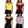 Camiseta Slim de Fiesta en la Playa con Cuello en V para Mujer, Transfronteriza, wish, Europea y Americana, ebay, Amazon, Europea y Americana, Nueva