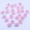 Flor Simulada Gradiente Cabeça de Rosa Material Artesanal DIY Adereço de Casamento Acessórios de Cabelo Acessórios Decorações de Caixa de Presente para Casa