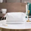 Bolsa de Cosméticos Cloud de Sentido Avanzado Piel Sintética Multicapa Gran Capacidad Portátil para Brochas de Viaje Bolsa de Almacenamiento para Cuidado de la Piel