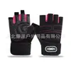 Luvas de Fitness Cruzadas Meio Dedo para Pulso Primavera e Outono Masculinas Anti-desgaste Meio Luvas de Ciclismo Proteções de Pulso Esportes Barra Horizontal Estilo Feminino