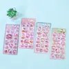Pegatinas Lindas de Dibujos Animados con Lentejuelas que se Mueven Pegatinas Brillantes Estéreo 3D Pegatinas Decorativas para Diario DIY Infantil Material de Decoración Pegatinas al por Mayor