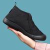 Botas de Algodão Femininas de Inverno Novas, Botas Femininas de Cano Alto Planas, Botas de Neve à Prova de Frio e Quentes, Botas de Algodão com Forro de Lã e Espessadas