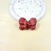 Accesorios de Lazo de Tela Estilo Coreano, Accesorios para el Cabello de Algodón Relleno a Cuadros, Pinzas para el Cabello, Ropa, Zapatos, Calcetines, Decoraciones para Bolsos y Accesorios