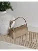Bolso pequeño súper popular transfronterizo para mujer, nuevo, moderno, a la moda, de alto valor, bolso tipo almohada retro, bolso versátil de un solo hombro cruzado cepillado