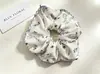 Elásticos de Cabelo Trançados Florais, Scrunchies Estilo Coreano com Acabamento em Renda, Elásticos de Alta Elasticidade, Fornecimento Atacado, Direto do Fabricante