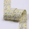 Cinta de Gasa Floral Pequeña Fresca Lazo DIY Accesorios para el Cabello Ropa Sombreros Zapatos Bolsas Accesorios Cinturón con Estampado Floral