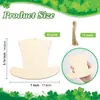 Nuevos 10 piezas adornos de Navidad de madera DIY etiquetas de madera en blanco sin terminar para pintar