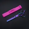 Suministro Exclusivo Transfronterizo de las Populares Tijeras para Cortar el Cabello del Hogar de Amazon, Tijeras Entresacadoras de Dientes Planos, Herramientas Coloridas para Peluquería y Corte de Cabello