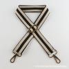 Bolsa tejida de tela con rayas correa de hombro clásica accesorios sencillos para correa de bolsa ancho 3.8cm reducción de carga correa de bolsa antideslizante