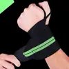 Pulseira esportiva ao ar livre pressão de enrolamento alta elástico pulseira homens e mulheres absorvente de suor respirável fitness bandage pulseira de levantamento de peso