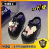 Pantuflas cómodas de suela gruesa para mujer, nuevo modelo de verano 2024, modernas y lindas, zuecos de playa que aumentan la altura