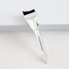 Brocha de Base de Maquillaje de Sirena de Doble Punta, Brocha para Mascarilla de Maquillaje sin Marcas, Brocha de Maquillaje con Cerdas Suaves con Raspador y Cabeza Inclinada, Se Puede Usar como Regalo