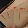 Manuscrito de sutra espessado caligrafia regular pequena livro de cópia de sutra álbum folha de papel xuan cor em branco papel xuan tamanho médio estilo retrô encadernado com linha espectro de impressão