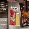 Nuevos Adornos de Gato de la Suerte para la Prosperidad del Negocio, Decoraciones de Piso para la Entrada de Tiendas de Empresa, Regalos de Inauguración de Alta Gama