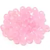 Contas redondas grandes com furo passante, estilo chinês, imitação de jade, acrílico colorido retrô, duas cores, contas espaçadoras de cor degradê, acessórios para joias DIY
