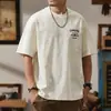 Roupas Masculinas Xintang 2026 Verão Nova Camiseta Manga Curta Pesada com Aspecto Lavado para Homens, Atacado Disponível