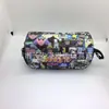 Estojo Popular de Lápis Periférico de Naruto para Alunos Homens e Mulheres Caixa de Papelaria Dupla Camada de PU Bolsa para Cosméticos