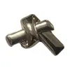 Botones de Aleación con Nudo Irregular de Alta Calidad para Abrigos de Moda, Gabardinas, Botones Decorativos, Botones Versátiles para Chaquetas Suéter