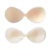 Almohadillas de Seno Sólidas de Silicona con Forma de Mango para Mujer, Protectores de Pezón Invisibles y Sin Costuras, Sujetadores Finos de Verano, Protectores de Pezón Strapless para Vestido de Novia