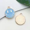 Azul Lago Gotejamento de Óleo Mamadeira Floco de Neve Laço Coração Pingente Acessórios Artesanais Pulseira Colar Acessórios de Joia