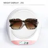Gafas de Sol Cuadradas con Estampado de Leopardo para Mujer, Gafas de Sol Europeas y Americanas de Alta Gama 2025 Nuevas, Protección Solar UV400, Gafas de Sol Retro