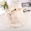 Bolsa de Felpa de Calabaza de Gama Alta Nueva Otoño/Invierno 2025 Moda Bolsa de Nube Bolso de Mano Versátil Bolsa Plisada