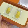 Shuibei Princesa Dorada Atrae Riqueza Oro Puro 999 Tesoro de Riqueza Papel Dinero Atracción Lámina de Oro Regalo