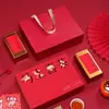 Caja de Empaque para Té Negro Jiugongge Caja de Regalo Vacía Personalizada Dahongpao Jinjunmei Caja de Regalo de Media Libra Caja Vacía