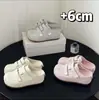 Zapatilla de Casa Lan Gui de 6 cm Invisible para Aumentar la Altura, Puntera Cerrada para Mujer, Adecuada para Usar al Aire Libre en Primavera y Verano, Pantuflas Versátiles Casuales Estilo Birkenstock para Personas Bajitas